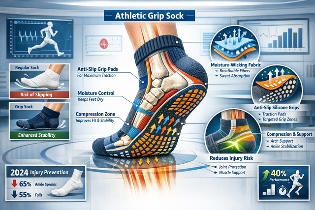 Why Wear Grip Socks for Performance & Injury Prevention