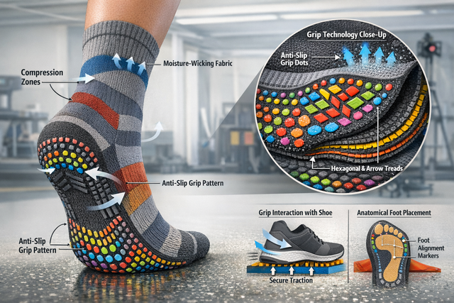 How Grip Socks Improve Athletic Performance & Prevent Injury