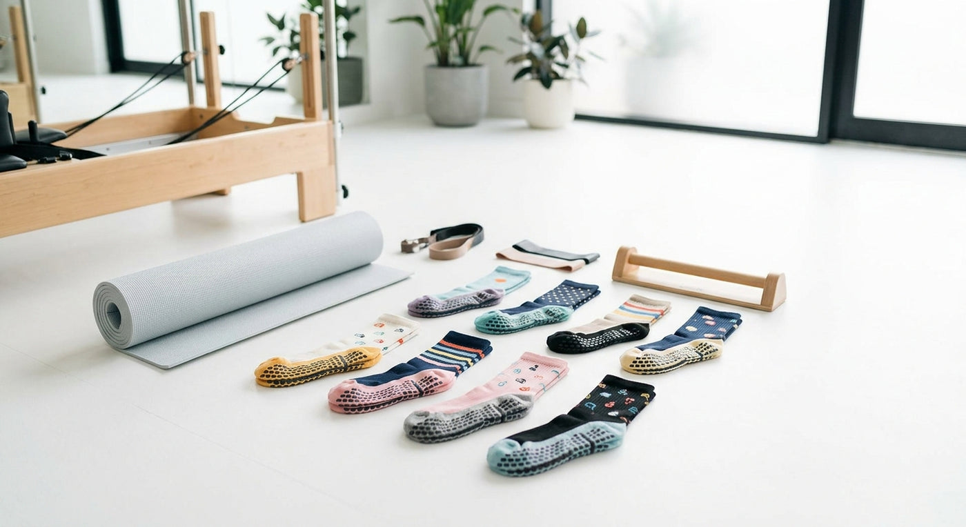 Custom Grip Socks for Pilates Studios: A Simple Guide to Branded Merchandise That Sells