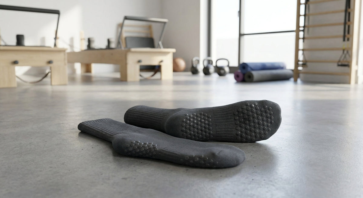 Custom Grip Socks for UK Gyms and Fitness Studios: Boost Your Brand and Keep Clients Safe