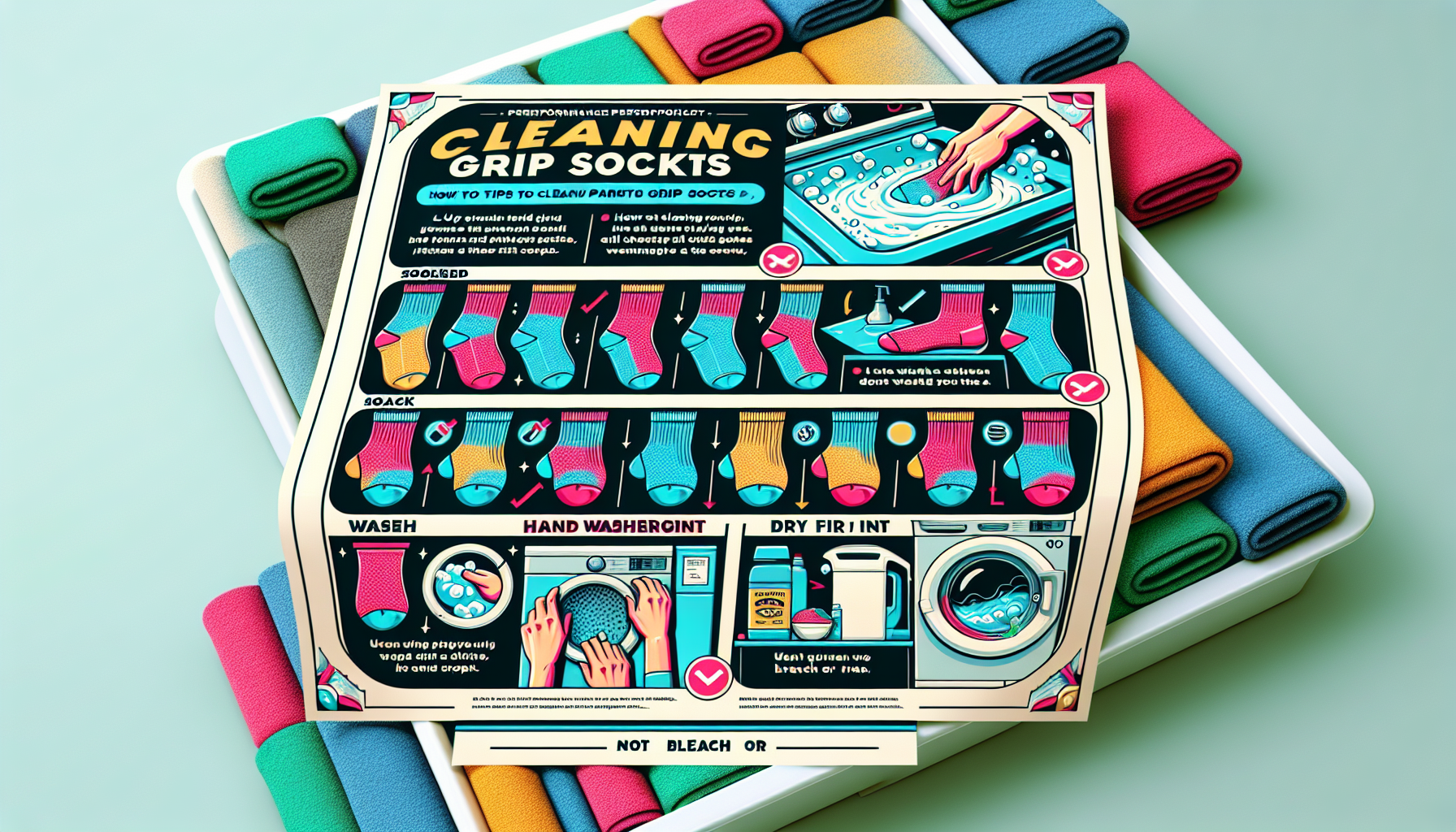 Tips for Cleaning Your Performance Grip Socks
