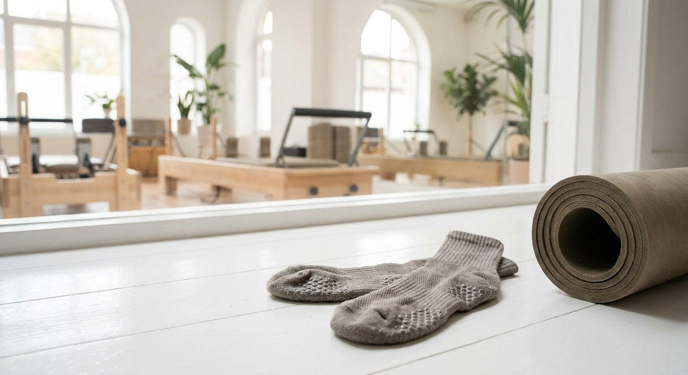 Custom Grip Socks for Pilates Studios: A Simple Guide to Branded Merchandise That Sells