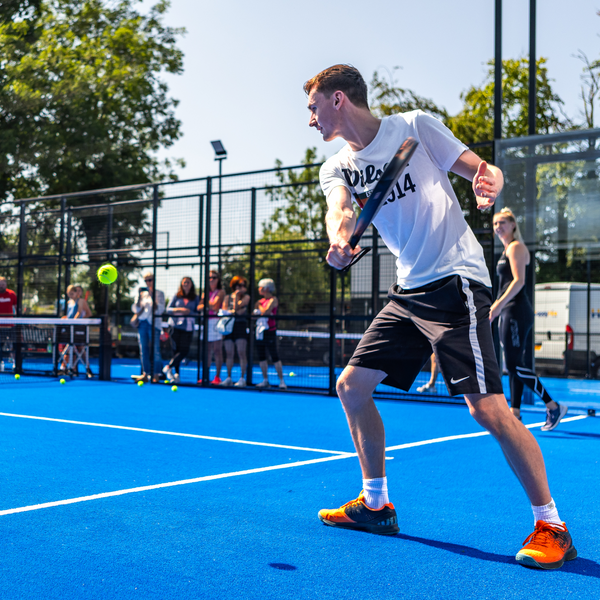 Athlete wearing NXTWAVE grip socks