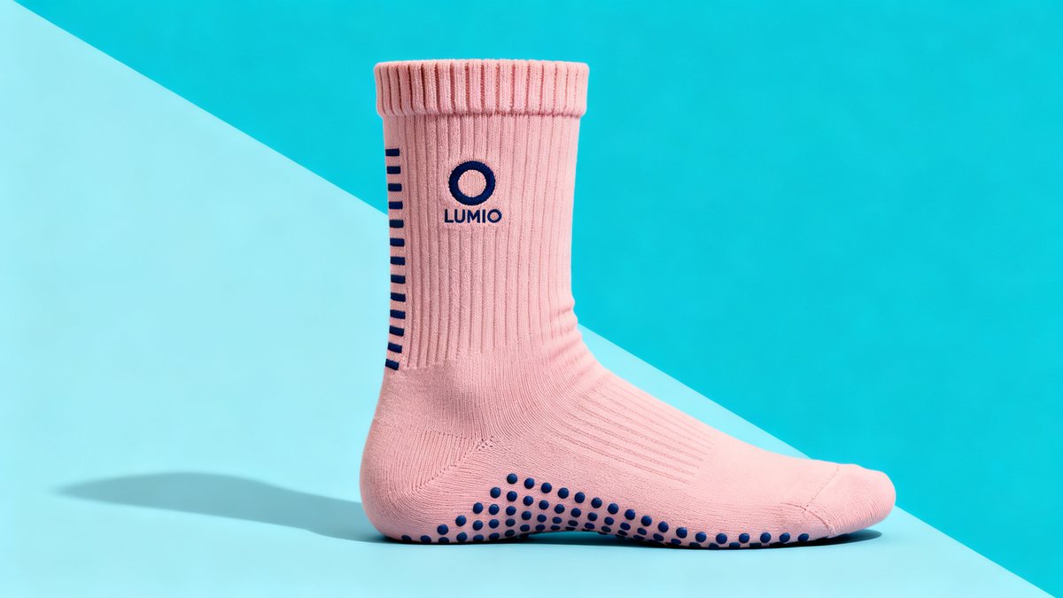 Pilates-style NXTWAVE grip socks